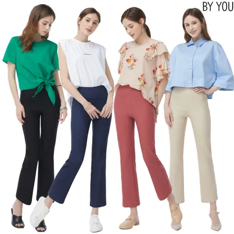 [바이유] 여성 텐션업 밴딩 팬츠 4종택1_MCAW