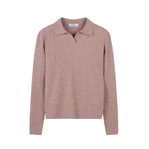 [롯데백화점]여성 케이블 카라 스웨터 PHE4ET2470