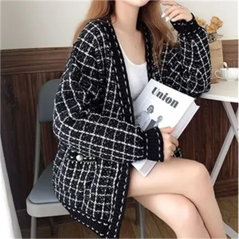 [오노마] ONM 세련된 트위드 니트 가디건 (8054938)