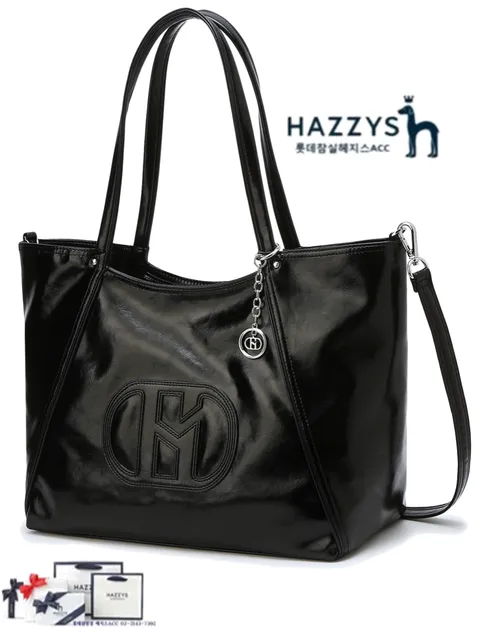 [인기신상]HIBA4E528BK_여성 블랙 로고배색 숄더백 428519