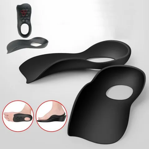 편안한 아치 깔창 뒤꿈치 구멍형 압력 분산 패드 뒷꿈치보호패드 아치깔창 깔창