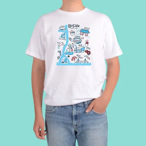 [하프클럽]  반팔티 부산 경주 강릉 제주 여수 양양 대구 통영