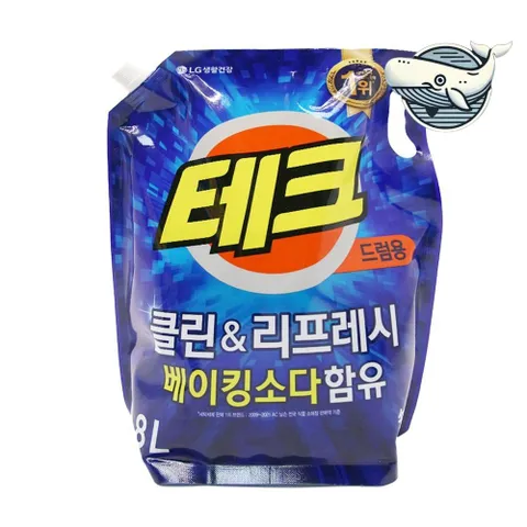 드럼 세탁기 전용 액체세제 1.8L 세탁 세제 드럼세탁기세제 빨래세제 테크액체세제 세탁세제 드