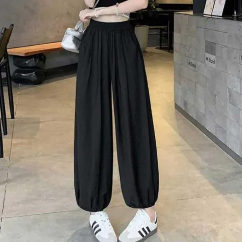 [다잇템] 여성용 사이드포켓 여유핏 넓은 조거팬츠