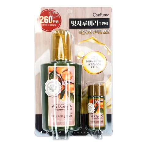 컨퓸 아르간 트리트먼트 오일 120ml -O 헤어오일 헤어트리트먼트 트리트먼트 모발케어