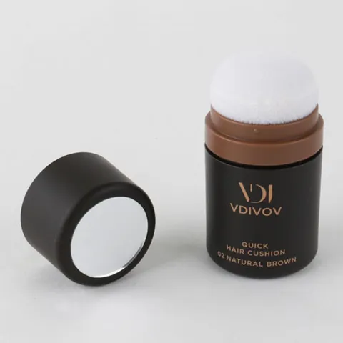 헤어라인정리 두피 보송하게 헤어 쿠션 내추럴 브라운