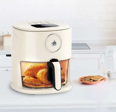 유리 에어프라이어 미니 4.5리터 소형 글라스 에어후라이기 AF45