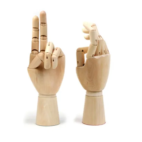 구체관절 인형손 중25cm한쪽 원목 손모형 관절손 구체관절 구체관절손 모형손 관절손 관절인형손