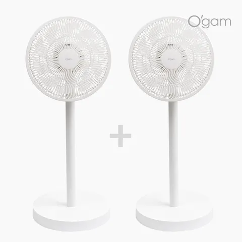 에버홈 오감서큘레이터 무소음 스탠드 선풍기 저소음 12인치 OG-FA70001+1
