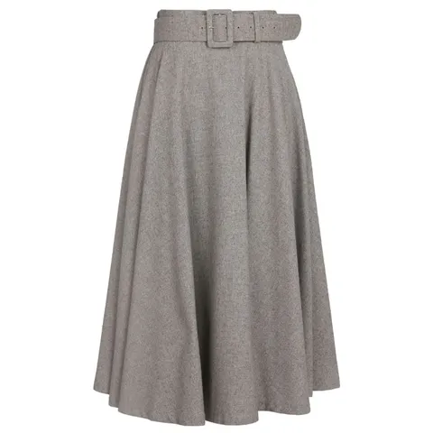 [파슨스] Meltone Flare Skirt [ASSQBSK01]