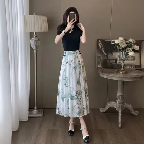 [브리치] 제로투올샵 / 2025년 봄여름 패션 중식 세트 봄여름패션 정장셋업 검정색 세트