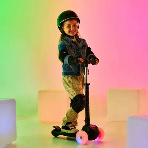 [ZINC]징크 LED 썬샤인 어린이 발광 킥보드 유아 초등학생 씽씽카