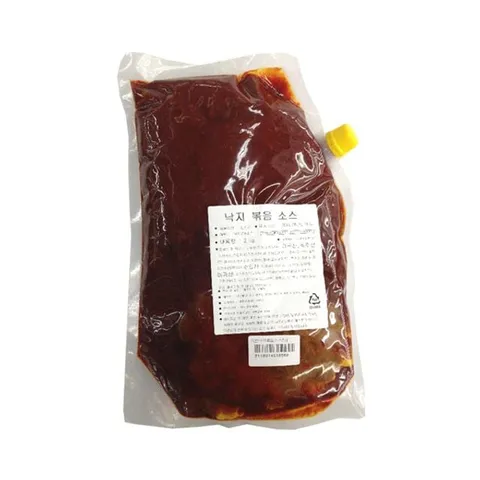 (무)(냉장)낙지볶음소스(소스텍 2kg)X6개 캐드낙지볶음소스 낙지볶음 식자재 낙지볶음소스