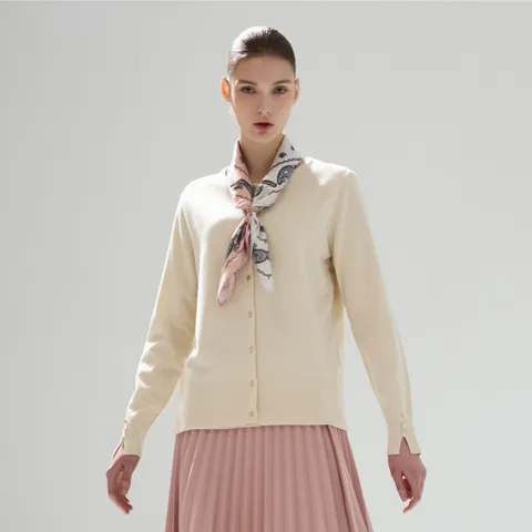 [★3종 SET★]  아이보리 니트앙상블 3종 (K3A-3)