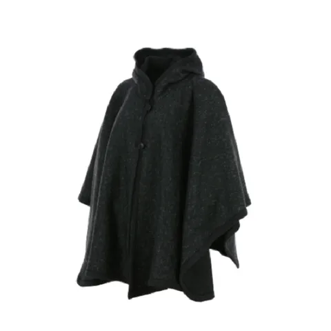 [롯데백화점][비트로(스포츠)]여성용 보온성 우수한 실용성 있는 후드 판쵸 PCO71891W_BK