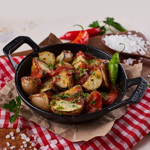 빅토리아 주물 미니라운드캐서럴 에나멜 무쇠팬 인덕션후라이팬 14cm