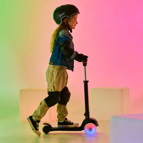 [ZINC] 징크 LED 메가샤인 어린이 발광 킥보드 유아 초등학생 씽씽카