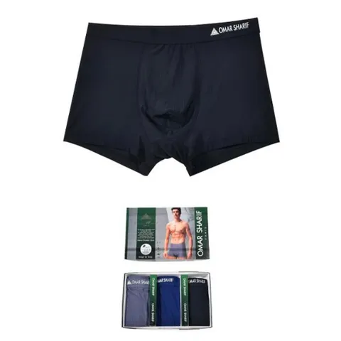 (오마샤리프)솔리드 컬러 3D입체 드로즈 3매입 팬티