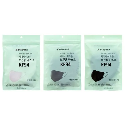 세이프숨 마스크 2D 5P 화이트