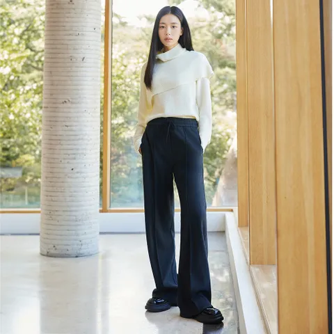 셀렙샵 에디션 25FW 기모 헤링본 스트링 와이드팬츠 3종