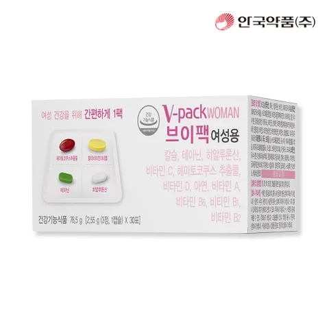 [안국약품]브이팩 V-PACK 여성용 영양제 30포X1박스 1개월분