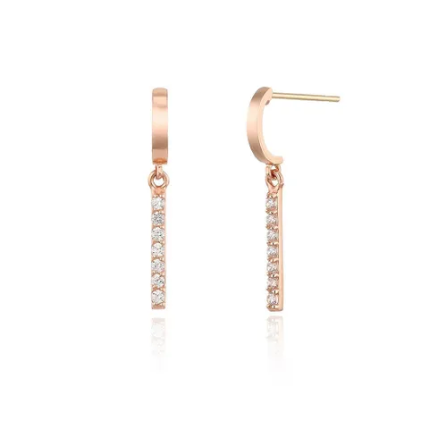 [GB] 드롭 스톤 심플 스틱 바 14k GOLD 귀걸이 LPSM2095G 428515