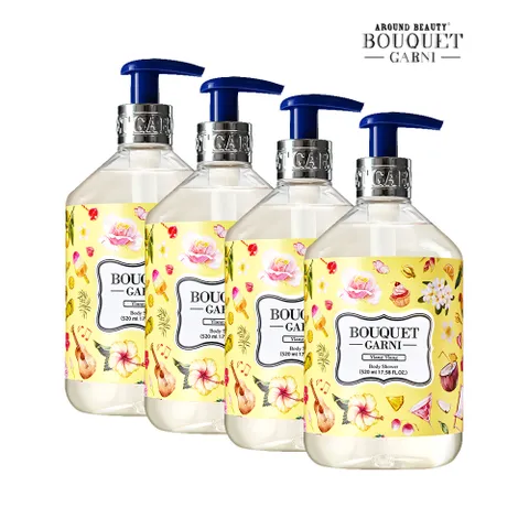 딥 퍼퓸 바디워시 일랑일랑향 520ml x4개