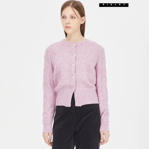 아울렛 스팽글 스카시 니트 가디건 SAKC36361_PK