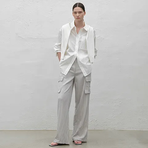 [나인] [정상가 :89000원] 유틸리티 링클 밴딩 팬츠(PT-5493)