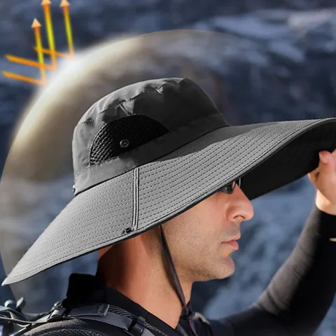 창넓은 작업모자 등산용 트래킹용 햇빛가리개 차광 창넓은모자 작업모자 등산용모자