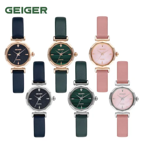 (GEIGER) 여성 다이아몬드 원석시계 GE1251