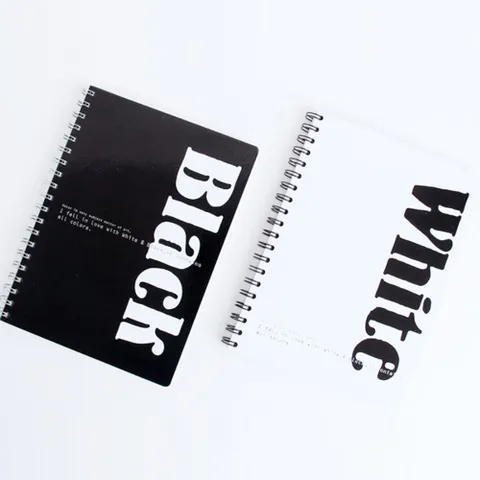 B1 흑백 노트 16절(디자인랜덤) 부착게시판 문서케이스 광고게시판