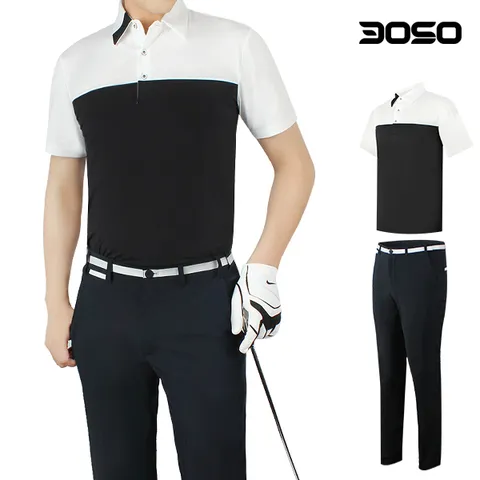 [삼공오공]골프코디 남성 골프티셔츠+골프바지 세트/LMGE+KMEA