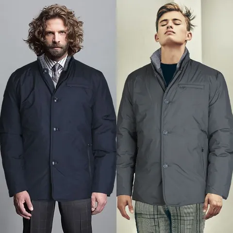 [하프클럽]  세미정장 오리털자켓 덕다운 경량패딩점퍼