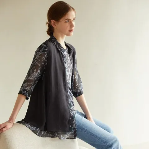 바띠 트윈 쉬폰 앙상블 2종 홈쇼핑 상품 엄마옷 (15566952)