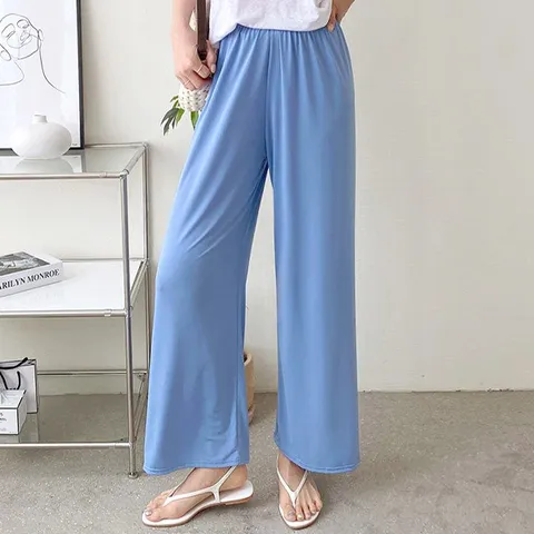 [하프클럽/비비드글램]뉴 이지 쿨팬츠 5color / 여름바지 / 냉장고원단 / 와이드 통바지