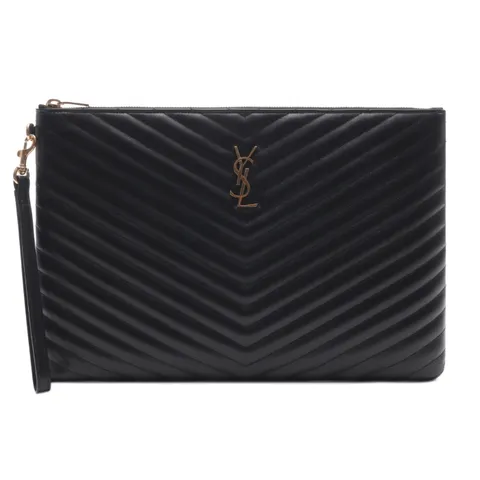 [롯데백화점][생 로랑]25FW 여성 카산드라 마틀라세 클러치백 440222 CWU01 1000 25F