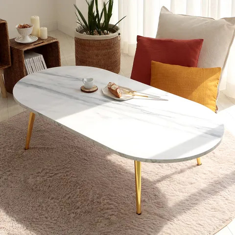 원형 마블 거실 좌식 소파 테이블 대리석 좌탁 1200 DO2157