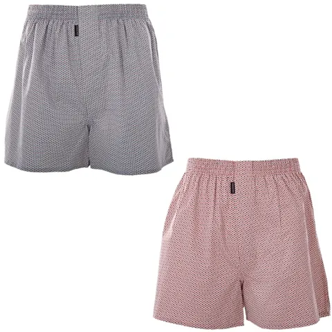 [2매입/남성트렁크]최고급 순면 100수 도트플라워 트렁크 VMP1910DSET