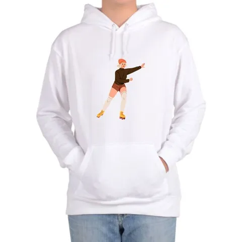 [하프클럽]  후드티 전사이즈 롤러스케이트 운동 여인 디자인