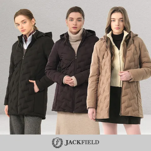 [하프클럽]  여성 프라우덴 덕다운 기모 패딩