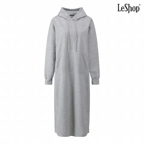 정상가:69,000원 ㅣ 후드 데일리 루즈핏 롱 원피스 (DP4OW002A)