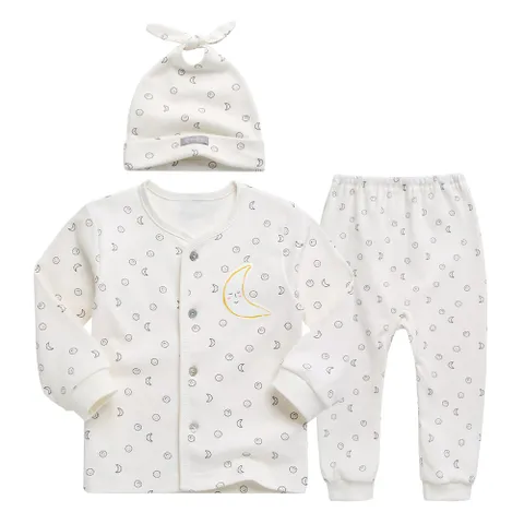 달님 양면내의 상하복 3종세트