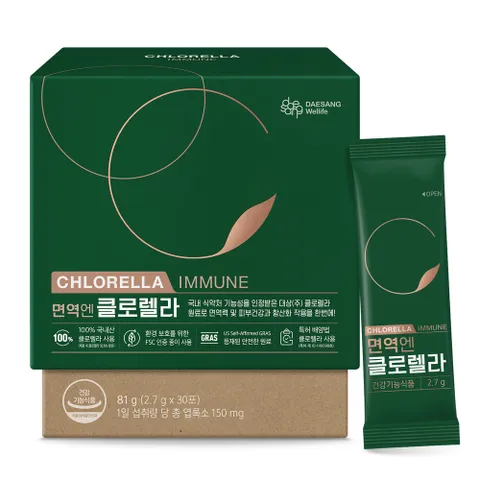 (본사직영) 면역엔 클로렐라 (2.7gx30포) /15일분