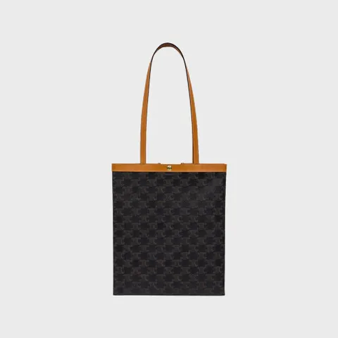 [명품] 트리옹프 캔버스 미디움 플랫 쇼퍼백 미엘 가방 123832O90 03MI