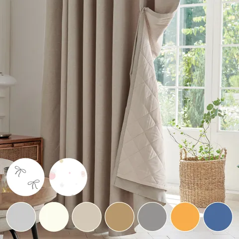 스위트코트니 방한 방풍 패딩 누빔 암막 커튼 중형