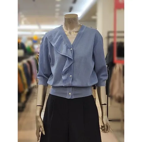 세이브존03  브이넥 벌룬 가디건 ARMYBAKC6060A (40261353)