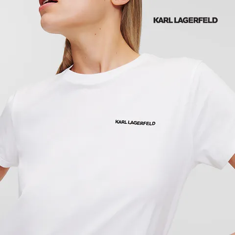 [245W1714] 칼라거펠트 에센셜 티셔츠