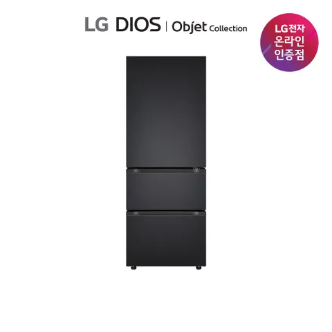 LG Fit & Max 오브제 김치톡톡 1등급 3도어 빌트인 Z330MMMF11