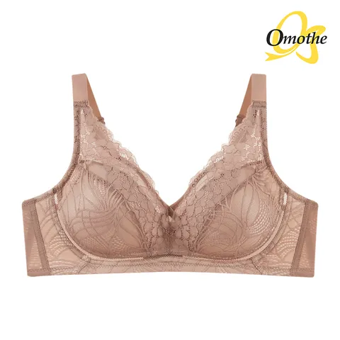 프리미엄 수피마 코튼 풀커버 레이스 브라 1종/브라운